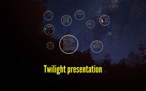 Magical nighttime presentation